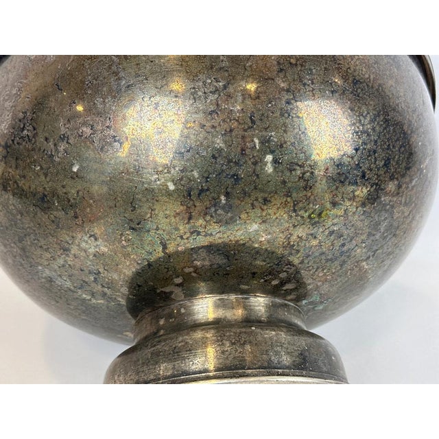 Large French Silver Plated Champagne Cooler Bowl, 1900s For Sale - Image 11 of 12