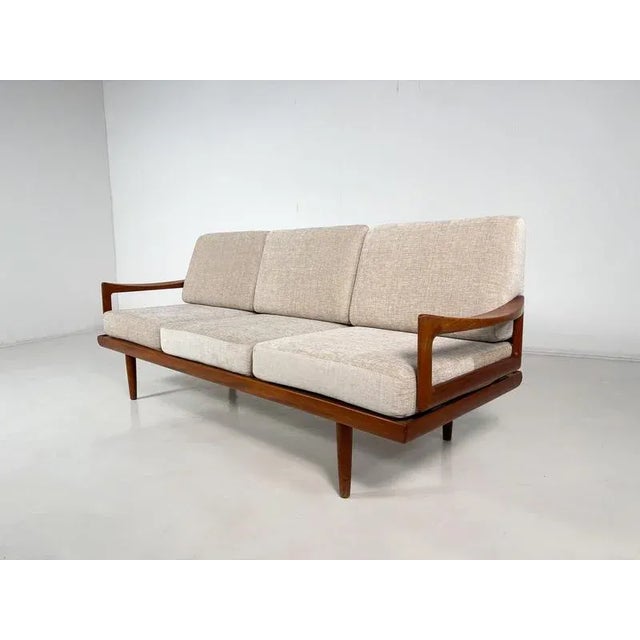 Three-Seater Sofa by Tove & Edvard Kindt-Larsen, Denmark, 1960s This piece is attributed to the mentioned designer/maker....