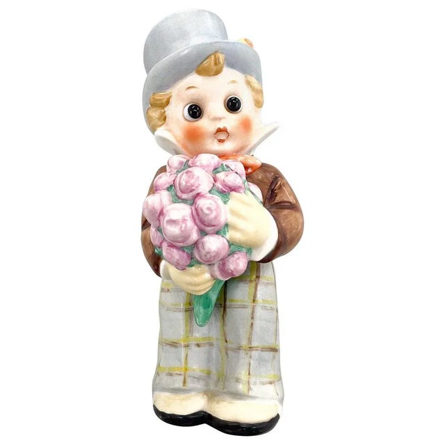 Mid-Century Porcelain Table Lamp attributed to Goebel, Germany, 1960s For Sale - Image 12 of 12