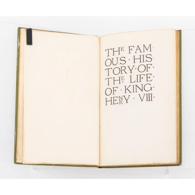 English Shakespeare "The Famous History of the Life of King Henry Viii" Illustrated For Sale - Image 3 of 8