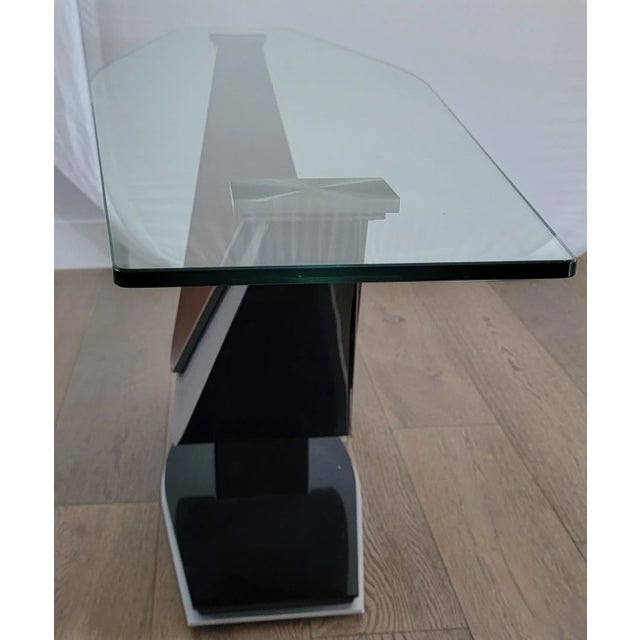 Contemporary Large Italian Contemporary Console Table For Sale - Image 3 of 7