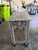Aditya Handicrafts Indian Black & White Floral Bone Inlay Two-Drawer Console Table, 2021 For Sale - Image 4 of 12
