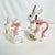Ceramic Mid-Century Trompe L’Oeil Hollywood Regency Majolica Bunny Creamer and Sugar Bowl - A Pair, Easter For Sale - Image 7 of 11