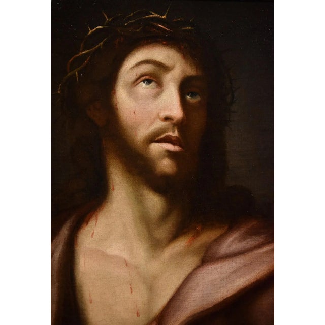 Lombard Artist, Ecce Homo, 1650, Oil on Canvas, Framed For Sale - Image 9 of 13