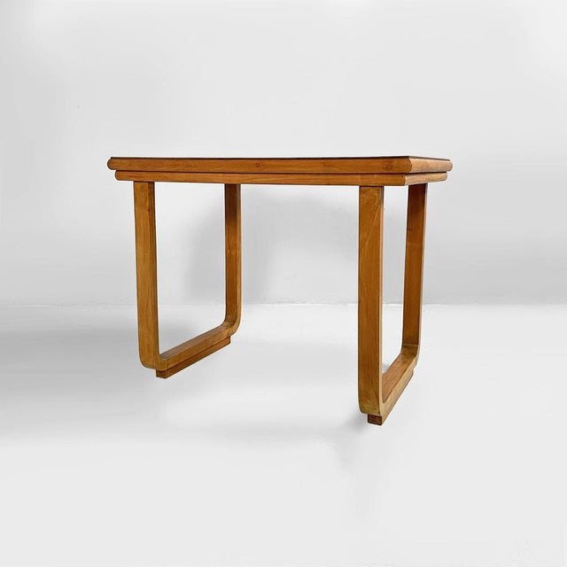 Italian Art Deco Wooden Coffee Table, 1940s For Sale - Image 4 of 10