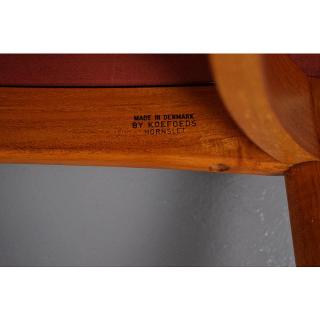 Mid-Century Peter Dining Chairs by Niels Koefoed for Koefoeds Hornslet, 1950s, Set of 6 For Sale - Image 12 of 16