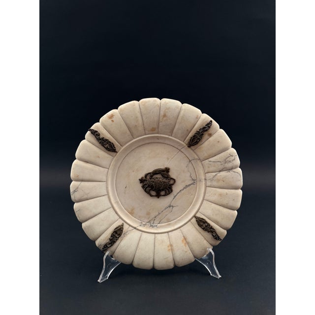 Stone Decorative Marble Plate, Italy, 1930s For Sale - Image 7 of 12