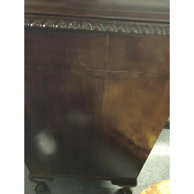 Wood Edwardian Mahogany Wine Celleratte Cabinets with Scottish Crest, Set of 2 For Sale - Image 7 of 13