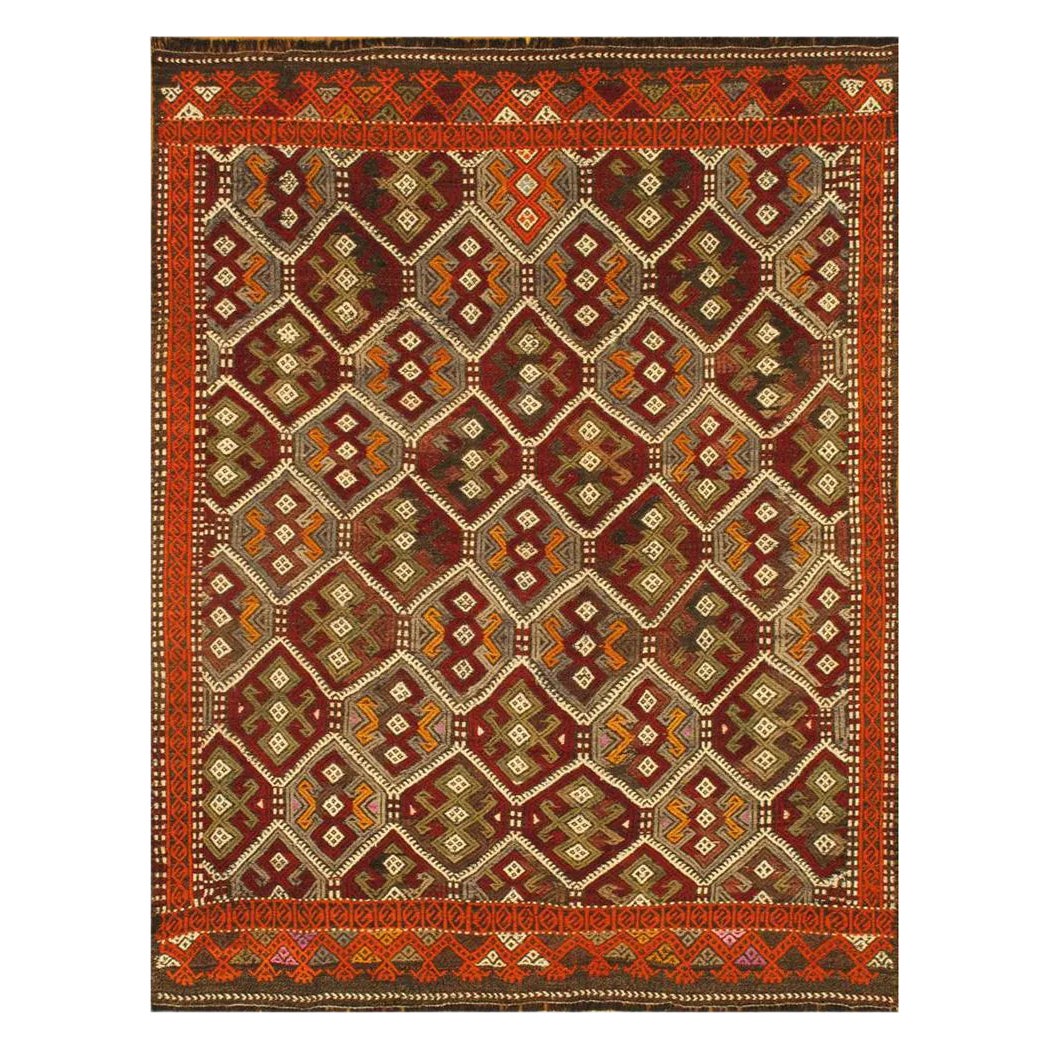 Vintage Sumac Wool Rug | Chairish