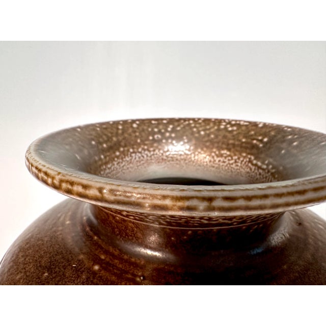 Large Hand-Crafted Ceramic Art Vase from Wekara, 1960s For Sale - Image 4 of 10