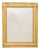Small 19th Century Rectangular Gold Leaf Mirror in the style of Louis Philippe Mirror, 1840s For Sale