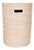 Artifacts Rattan Round Hamper with Lid in White Wash For Sale
