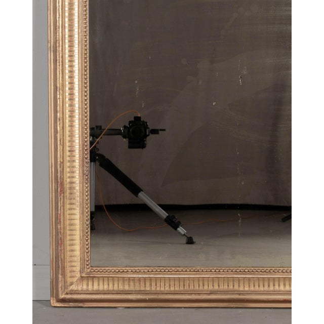 19th Century French Louis Philippe Gilded Mirror For Sale - Image 4 of 7