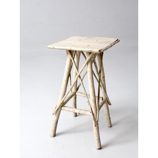 Antique Adirondack Twig Side Table For Sale - Image 9 of 17