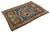 19th Century Antique Malayer Rug With Floral Medallion in Indigo, Terracotta & Sage For Sale - Image 4 of 8