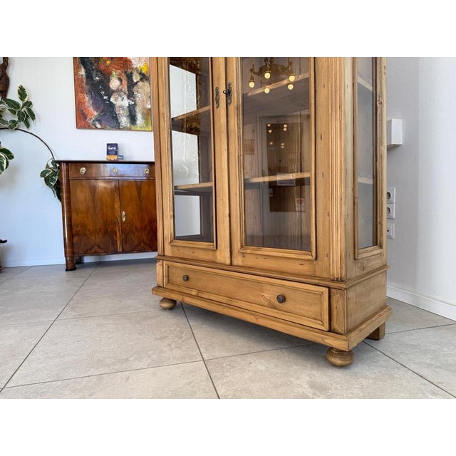 Rustic Farmhouse Display Cabinet For Sale - Image 18 of 18