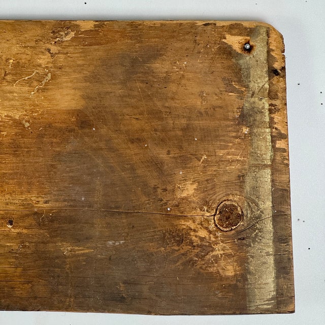 Antique 19th Century "Fresh Eggs" Wooden Sign With Applied Egg Shells For Sale - Image 15 of 15