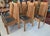 Brown Late 20th Century Monumental Studio Crafted Dining Table & 8 Chairs, Cherry Wood & Tile For Sale - Image 8 of 18