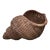Monumental Woven Rattan Shell Form Sculpture For Sale