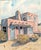 Adobe No. 3 is the third in a series of pen and ink on a background watercolor created by M. Davison. All gently capture...
