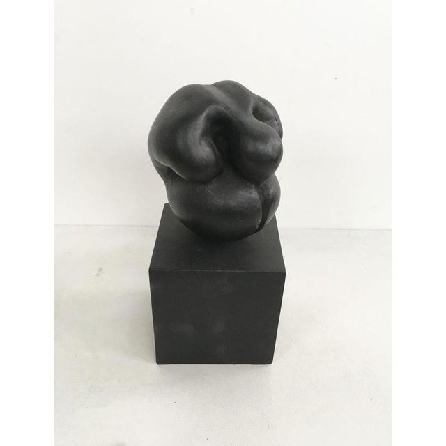 Patrizia Guerresi, Italian Black Abstract Sculpture, 1988, Aluminum For Sale - Image 3 of 16