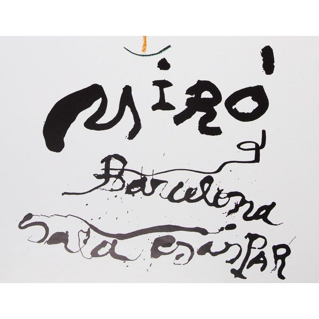 Exposition 1983 Poster after Joan Miro For Sale - Image 4 of 6