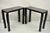 Chinese Ming James Mont Style Black Lacquer Sofa Hall Console Tables - Pair For Sale - Image 11 of 11