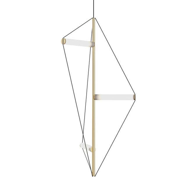 Gold ED45.01 Hanging Lamp by Edizioni Design For Sale - Image 8 of 8