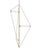 Gold ED45.01 Hanging Lamp by Edizioni Design For Sale - Image 8 of 8