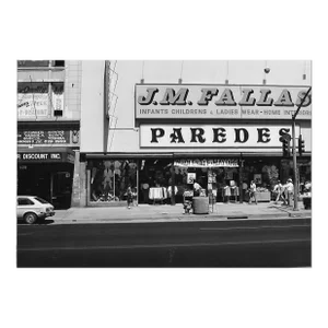 1980s Downtown Los Angeles Street Photograph by Don Ware