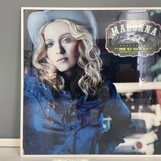 Italian Post-Modern Print of the Album Music by Singer Madonna, 2000s For Sale - Image 4 of 10