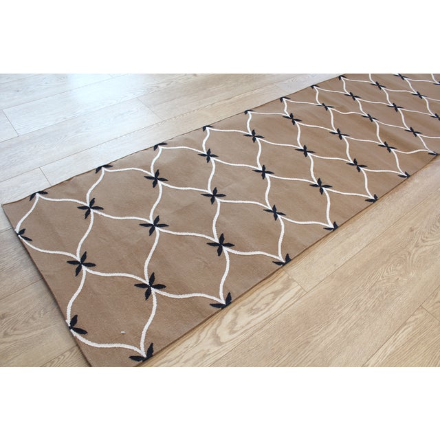 Madeline Weinrib Brown "Olivia" Rug 2'6" X 9' Chairish