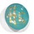 Turquoise Italian Ceramic Charger Attributed to Fratelli Fanciullacci For Sale - Image 8 of 9