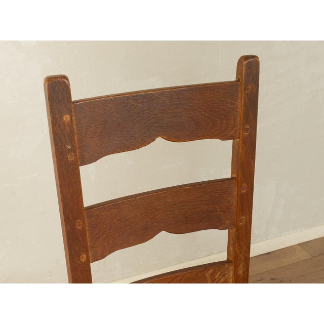 Brown Brutalist Dining Chairs, Set of 6 For Sale - Image 8 of 9