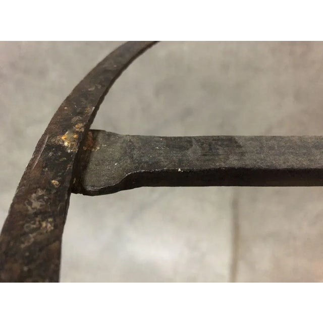 Antique Cast Iron and Marble Pedestal For Sale - Image 12 of 14