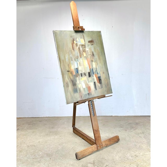 Mid-Century Modern Vintage Anco Bilt Folding Wooden Artist’s Easel For Sale - Image 3 of 12