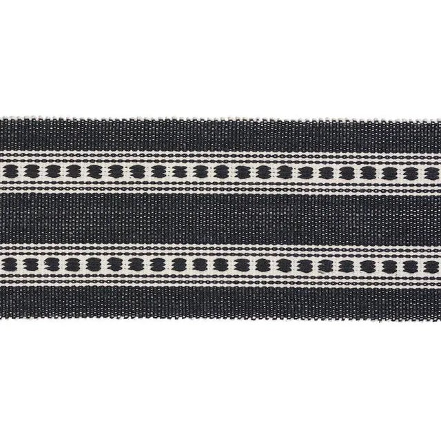 Made of hand-dyed and hand-woven yarns, this striped, wonderfully rustic tape adds an artisanal dimension to furniture,...