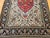 Vintage Persian Qum Area Rug, Hand-Knotted Wool & Silk, Floral Medallion Pattern, 5x7, Ivory & Red For Sale - Image 14 of 18