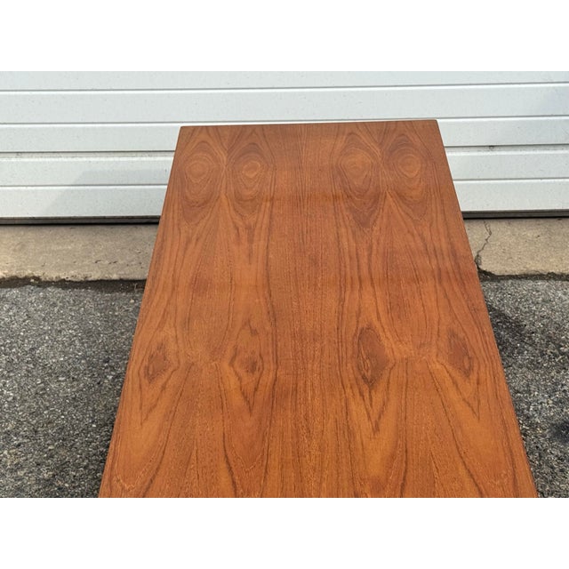 1980s Danish/Scandanavian Modern Teak Multi Level Coffee Table For Sale - Image 5 of 12