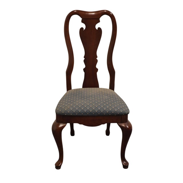 Traditional Thomasville Furniture Collector's Cherry Traditional Style Dining Side Chair 10121-831 For Sale - Image 3 of 9