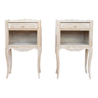 Pair of 19th Century Painted French Side Tables For Sale