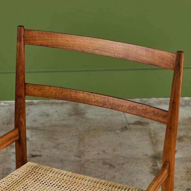 Gio Ponti Cane Seat Armchair for Knoll International For Sale - Image 13 of 18