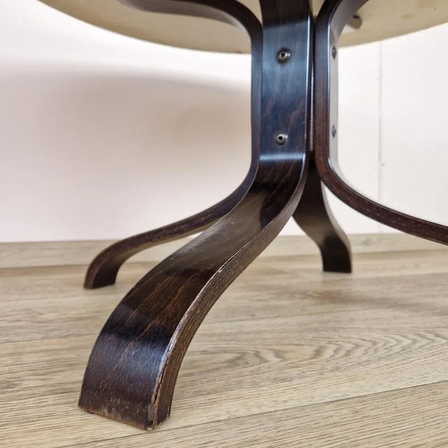 Mid-Century Norwegian Round Copper Coffee Table, 1960s For Sale - Image 9 of 12