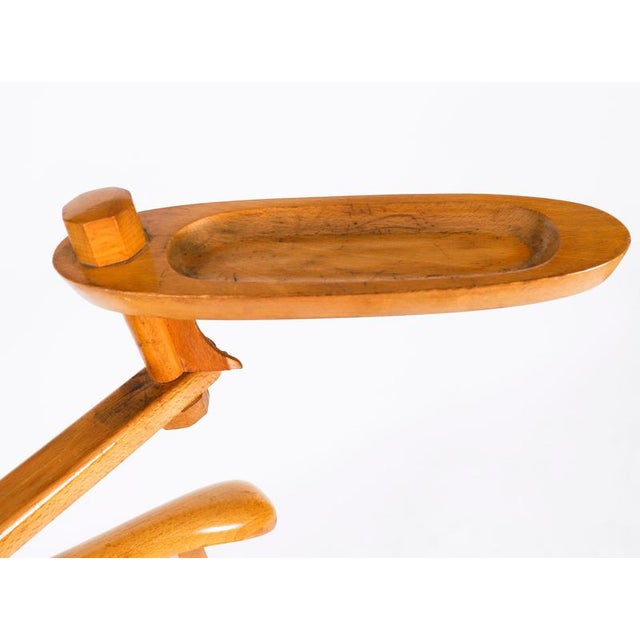 Vintage Walnut Valet Clothes Stand, Late 20th Century For Sale - Image 4 of 9
