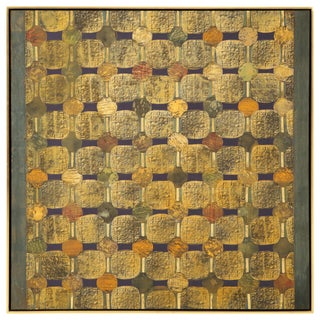 Simrel Achenbach "You Are" Gouache Painting on Wood, Circa 1993 For Sale