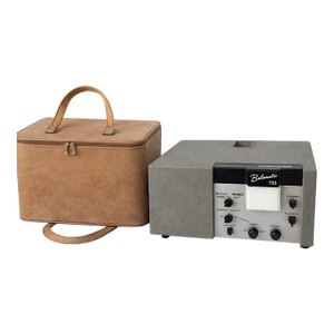 Set of 2, Bausch & Lomb Balomatic 755 Professional Slide Projector, 1950s Original Leather Case & Manual