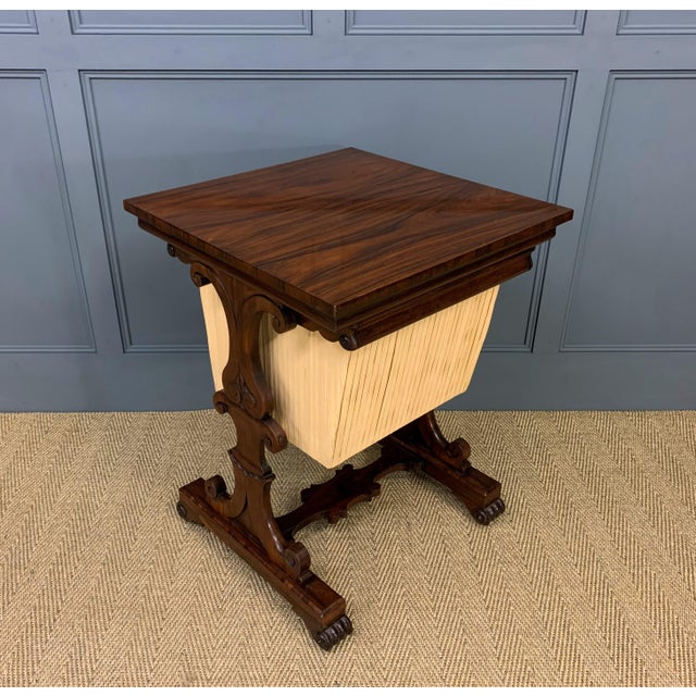 William IV Rosewood Worktable, 1830 For Sale - Image 16 of 16
