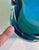 Large Biomorphic Murano Blue & Green Glass Bowl, circa 1970 For Sale - Image 12 of 12