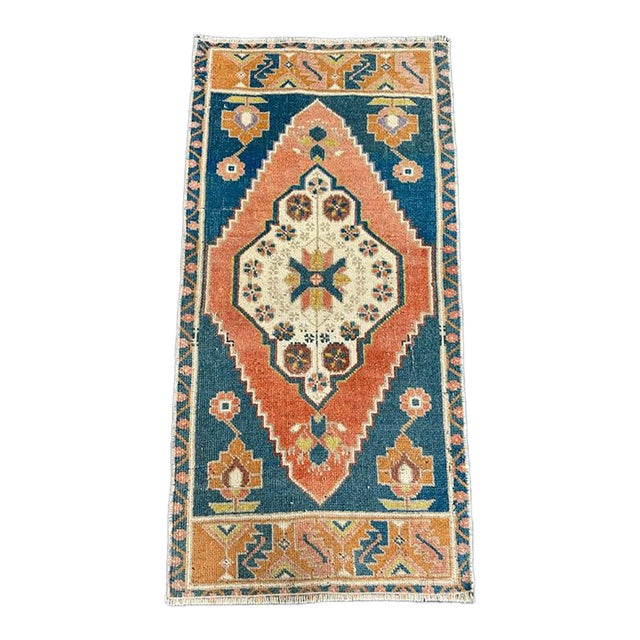 Turkish Yastik Rug 1'10" x 3'8" For Sale