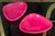 Mid 20th Century Mid Century Italian Pink Dyed Alabaster Ashtrays Catchalls Made in Italy - A Pair For Sale - Image 5 of 8